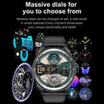 F36 1.46 inch TFT Color Screen 2 in 1 Bluetooth Earphone Smart Watch, Support Bluetooth Call / NFC