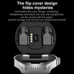 F36 1.46 inch TFT Color Screen 2 in 1 Bluetooth Earphone Smart Watch, Support Bluetooth Call / NFC