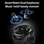 F36 1.46 inch TFT Color Screen 2 in 1 Bluetooth Earphone Smart Watch, Support Bluetooth Call / NFC