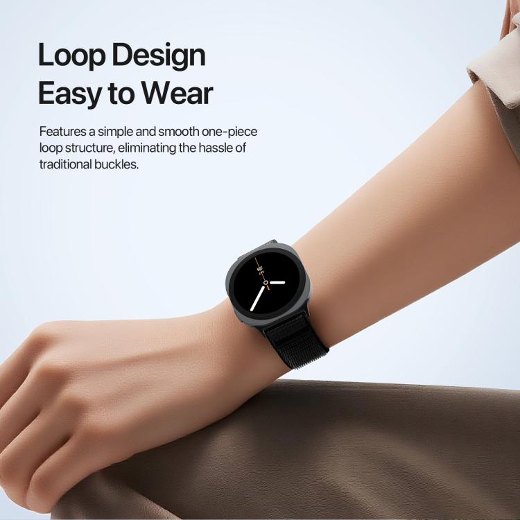 DUX DUCIS YE Series Nylon Woven Watch Strap, For Samsung Galaxy Watch8 / Watch8 Classic