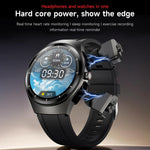 F39 1.43 inch AMOLED Screen 2 in 1 Bluetooth Earphone Smart Watch, Support Bluetooth Call / NFC
