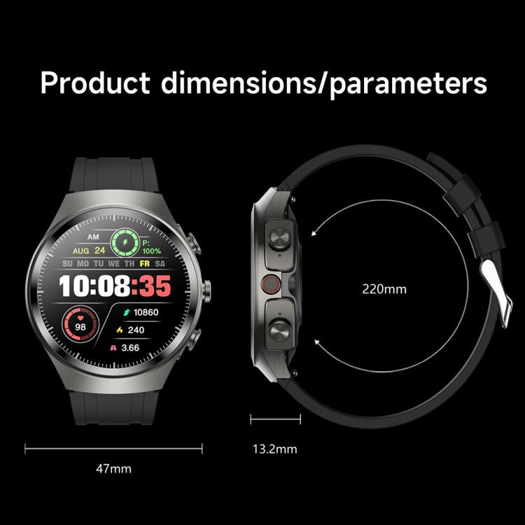 F39 1.43 inch AMOLED Screen 2 in 1 Bluetooth Earphone Smart Watch, Support Bluetooth Call / NFC