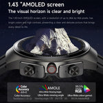 F39 1.43 inch AMOLED Screen 2 in 1 Bluetooth Earphone Smart Watch, Support Bluetooth Call / NFC