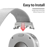 DUX DUCIS Milanese Series Steel Watch Strap, For Samsung Galaxy Watch8 / Watch8 Classic