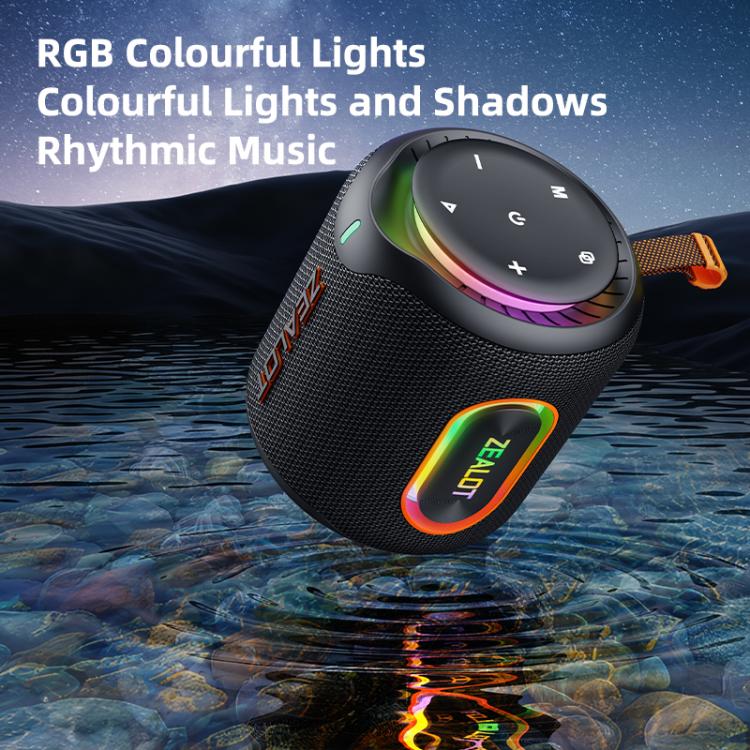 Zealot M1 30W Portable Outdoor IPX6 RGB Stereo Bluetooth Speaker