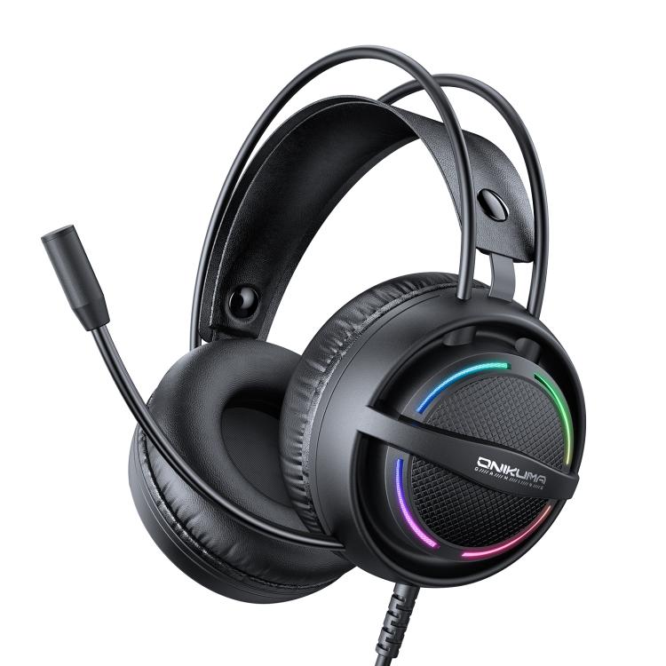 ONIKUMA X88 Head-mounted RGB Light E-Sports Gaming Headset, Cable Length: 2.2m, X88