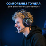 ONIKUMA X88 Head-mounted RGB Light E-Sports Gaming Headset, Cable Length: 2.2m, X88