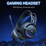 ONIKUMA X88 Head-mounted RGB Light E-Sports Gaming Headset, Cable Length: 2.2m, X88
