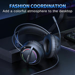 ONIKUMA X88 Head-mounted RGB Light E-Sports Gaming Headset, Cable Length: 2.2m, X88