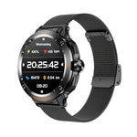 D13 2 in 1 Bluetooth Earphone Smart Call Watch, Support Bluetooth Call / NFC / Health Monitoring, Silicone Strap, 3-Bead Steel Strap, Milanese Steel Strap