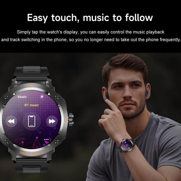 D13 2 in 1 Bluetooth Earphone Smart Call Watch, Support Bluetooth Call / NFC / Health Monitoring, Silicone Strap, 3-Bead Steel Strap, Milanese Steel Strap