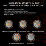 DK08 Smart LED Screen Cool Style Portable RGB Light Bluetooth Speaker, DK08