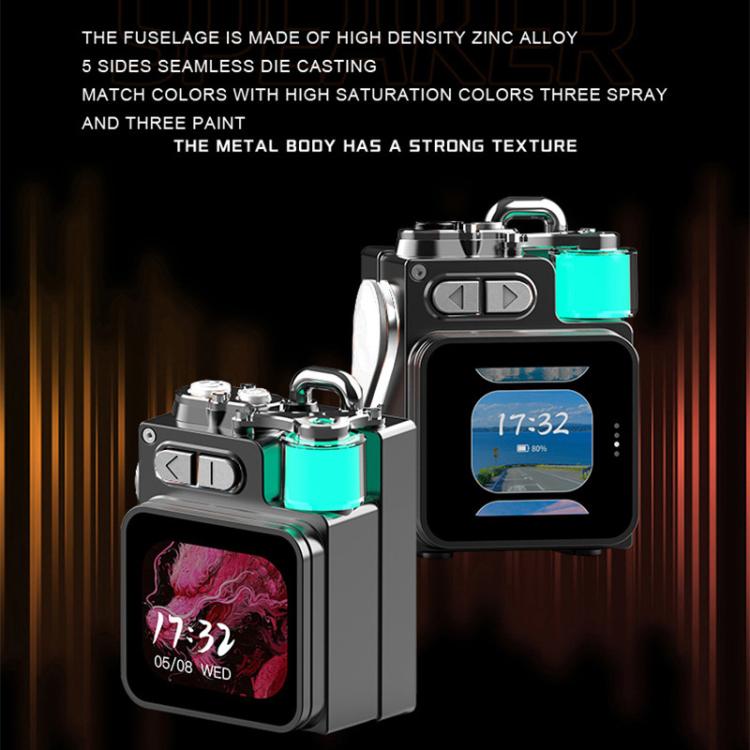 DK08 Smart LED Screen Cool Style Portable RGB Light Bluetooth Speaker, DK08