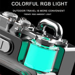 DK08 Smart LED Screen Cool Style Portable RGB Light Bluetooth Speaker, DK08