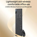 Yesido KB42 2.4G Business Wireless Keyboard Mouse Set, Arabic Version, English Version