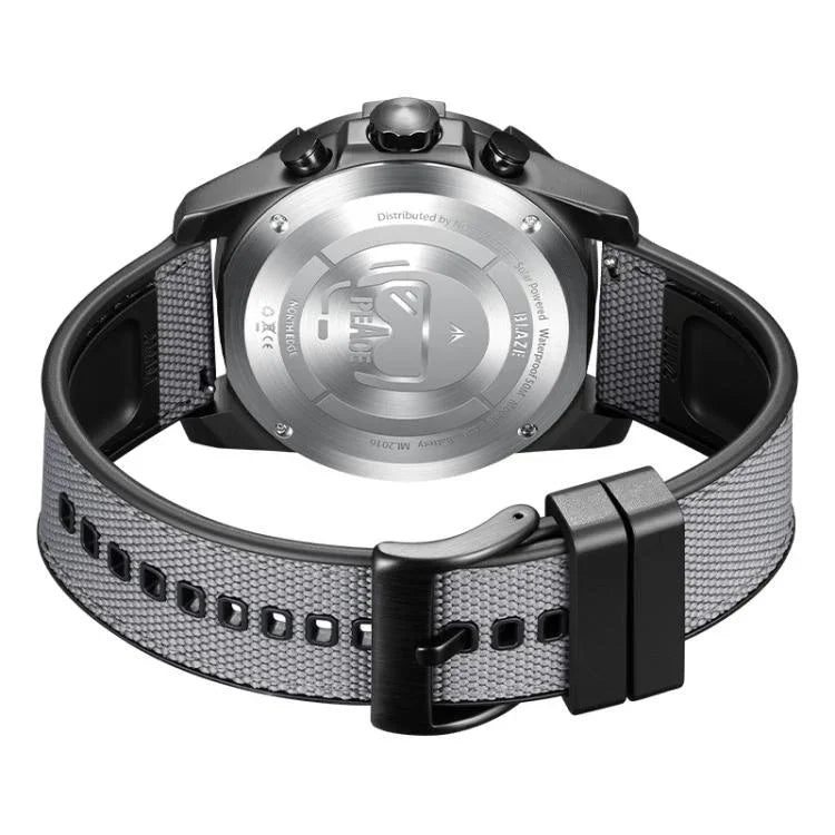 NORTH EDGE BLAZE Outdoor Waterproof Men Solar Charging Smart Sports Watch
