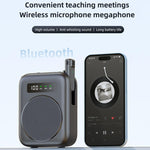 M10 Mini Wireless Microphone Teaching Voice Amplifier with Screen Display