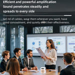 M10 Mini Wireless Microphone Teaching Voice Amplifier with Screen Display