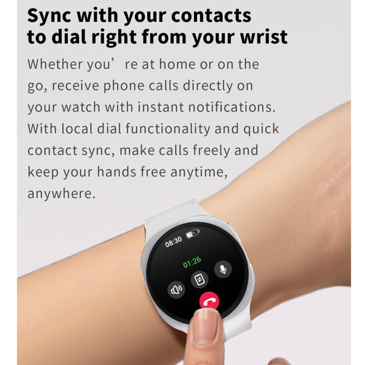 HD8 mini 1.29 inch BT5.4 Sport Smart Watch, Support Bluetooth Call / Sleep / Blood Oxygen / Heart Rate / Blood Pressure Health Monitor