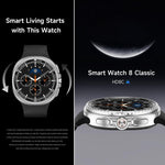 HD8C 1.43 inch BT5.4 Rotate Dial Smart Watch, Support Bluetooth Call / Sleep / Blood Oxygen / Heart Rate / Blood Pressure Health Monitor