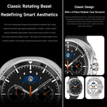 HD8C 1.43 inch BT5.4 Rotate Dial Smart Watch, Support Bluetooth Call / Sleep / Blood Oxygen / Heart Rate / Blood Pressure Health Monitor