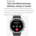 HD8C 1.43 inch BT5.4 Rotate Dial Smart Watch, Support Bluetooth Call / Sleep / Blood Oxygen / Heart Rate / Blood Pressure Health Monitor