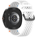 xDfind Alloy Black Buckle Honeycomb Breathable Silicone Watch Band, For Samsung Galaxy Watch8 / Watch8 Classic