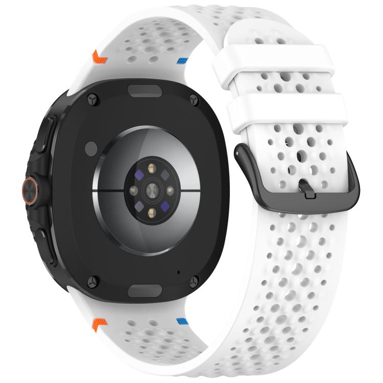 xDfind Alloy Black Buckle Honeycomb Breathable Silicone Watch Band, For Samsung Galaxy Watch8 / Watch8 Classic