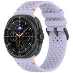 xDfind Alloy Black Buckle Honeycomb Breathable Silicone Watch Band, For Samsung Galaxy Watch8 / Watch8 Classic