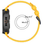 xDfind Alloy Black Buckle Honeycomb Breathable Silicone Watch Band, For Samsung Galaxy Watch8 / Watch8 Classic