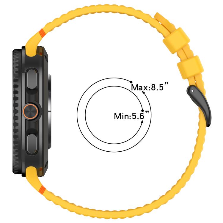 xDfind Alloy Black Buckle Honeycomb Breathable Silicone Watch Band, For Samsung Galaxy Watch8 / Watch8 Classic