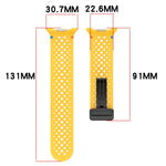 xDfind Magnetic Black Buckle Honeycomb Breathable Silicone Watch Band, For Samsung Galaxy Watch8 / Watch8 Classic