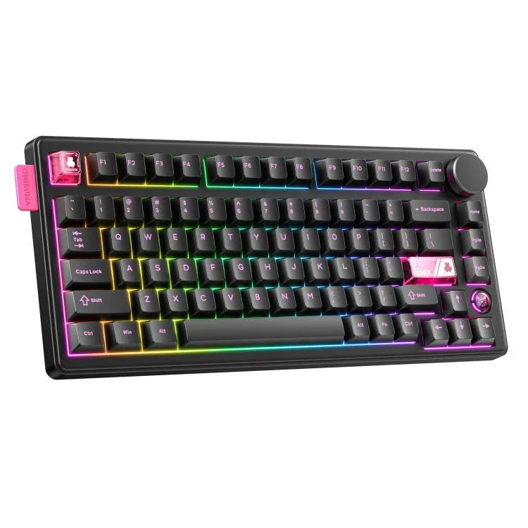 ONIKUMA MT706 81-Keys Hot Swappable Triple Mode Mechanical Keyboard, MT706