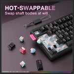 ONIKUMA MT706 81-Keys Hot Swappable Triple Mode Mechanical Keyboard, MT706