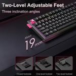 ONIKUMA MT706 81-Keys Hot Swappable Triple Mode Mechanical Keyboard, MT706
