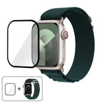 Buckle Loop Nylon Watch Band with 3D Curved Film, For Apple Watch Series 40mm