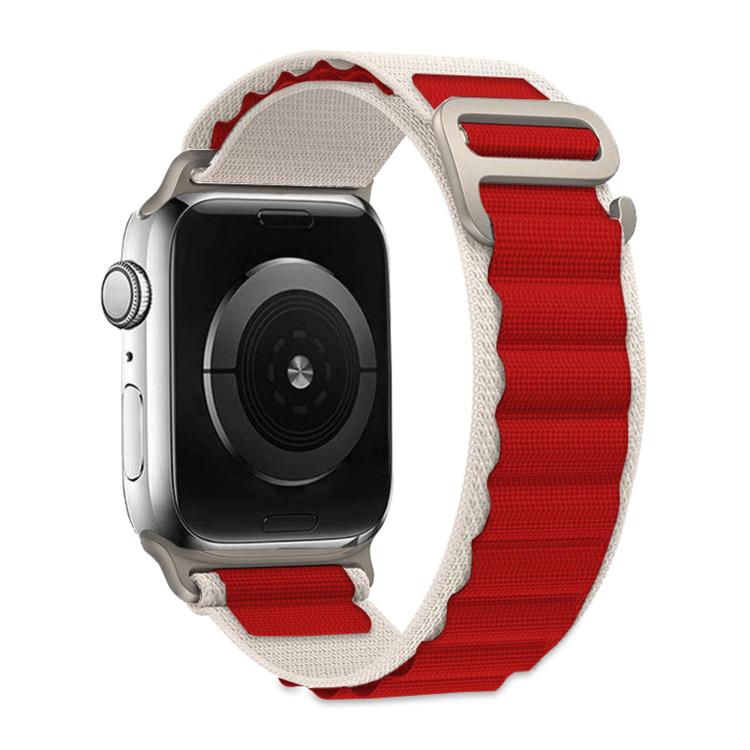 Buckle Loop Nylon Watch Band with 3D Curved Film, For Apple Watch Series 45mm