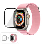 Buckle Loop Nylon Watch Band with 3D Curved Film, For Apple Watch Ultra 2 / 1 49mm