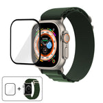 Buckle Loop Nylon Watch Band with 3D Curved Film, For Apple Watch Ultra 2 / 1 49mm