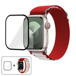 Buckle Loop Nylon Watch Band with 3D Curved Film, For Apple Watch Series 38mm