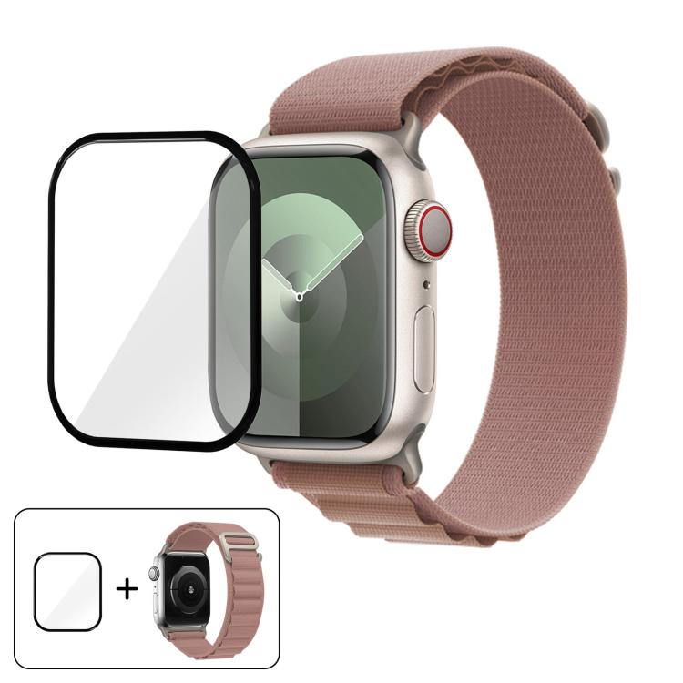 Buckle Loop Nylon Watch Band with 3D Curved Film, For Apple Watch Series 42mm