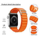 Buckle Loop Nylon Watch Band with 3D Curved Film, For Apple Watch Series 10 42mm