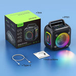 Zealot PT01 30W Portable Outdoor IPX6 RGB Stereo Bluetooth Speaker, PT01