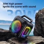 Zealot PT01 30W Portable Outdoor IPX6 RGB Stereo Bluetooth Speaker, PT01