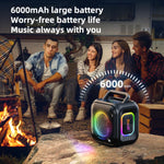 Zealot PT01 30W Portable Outdoor IPX6 RGB Stereo Bluetooth Speaker, PT01