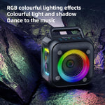 Zealot PT01 30W Portable Outdoor IPX6 RGB Stereo Bluetooth Speaker, PT01