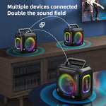 Zealot PT01 30W Portable Outdoor IPX6 RGB Stereo Bluetooth Speaker, PT01