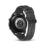 Flat Texture Leather Replacement Strap, For Samsung Galaxy Watch 3 41mm, For Samsung Galaxy Watch 3 45mm