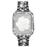 xDfind Diamond Jewelry Metal Watch Band with Case, For Apple Watch Series 10 46mm, For Apple Watch Series 10 42mm, For Apple Watch Series 44mm, For Apple Watch Series 40mm, For Apple Watch Ultra 2 / 1 49mm, For Apple Watch Series 45mm                  ...