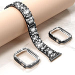 xDfind Diamond Jewelry Metal Watch Band with Case, For Apple Watch Series 10 46mm, For Apple Watch Series 10 42mm, For Apple Watch Series 44mm, For Apple Watch Series 40mm, For Apple Watch Ultra 2 / 1 49mm, For Apple Watch Series 45mm                  ...